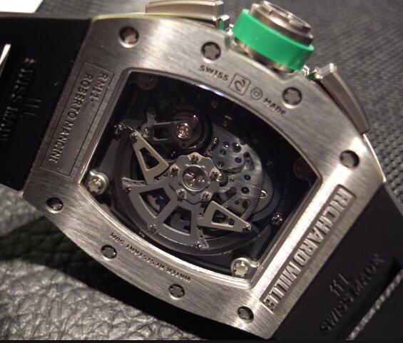 Richard Mille Replica Watch RM 011 Roberto Mancini Titanium Flyback Chronograph